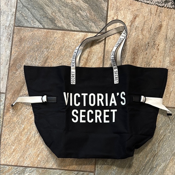 Victoria's Secret Handbags - Victoria's Secret Black Tote Bag